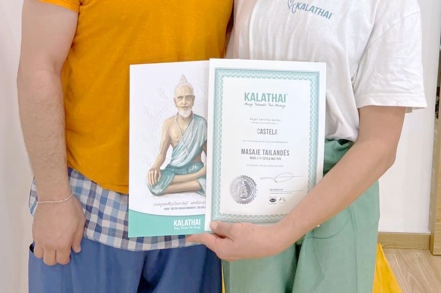 diploma clases de masaje kalathai