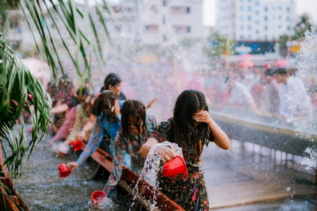 fiesta del agua songkram